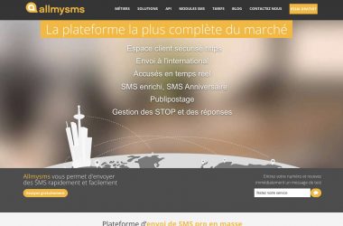 Plateforme SMS complète et sécurisée, services variés.