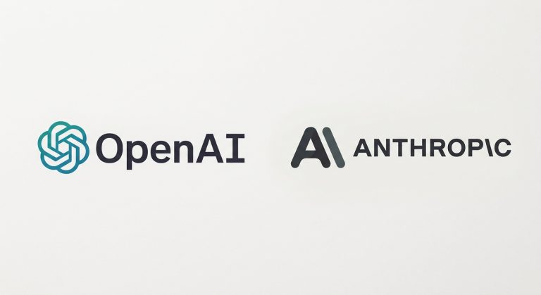 Logos OpenAI et Anthropic.