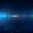 Logos Salesforce, HubSpot, ActiveCampaign et Brevo